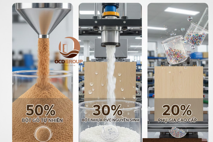 Cấu Tạo Cửa Gỗ Nhựa Composite Chi Tiết Từ Nhà Máy Ocd Group